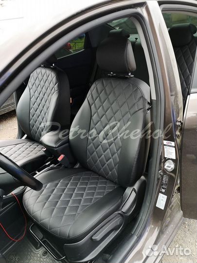 Чехлы на Киа Рио / Kia Rio 3 Ромб