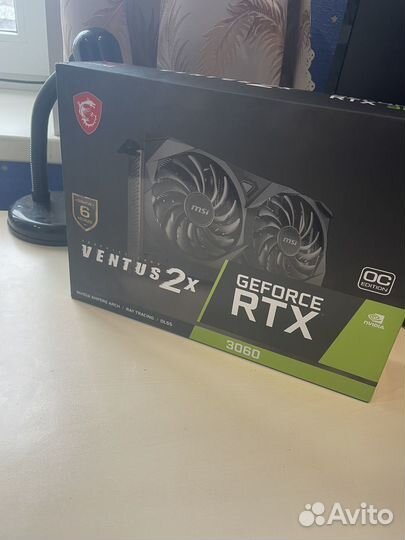 Видеокарта MSI nvidia GeForce rtx 3060 ventus 2x