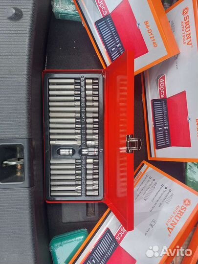 Набор бит звездочек и торекс Хром Ванадий