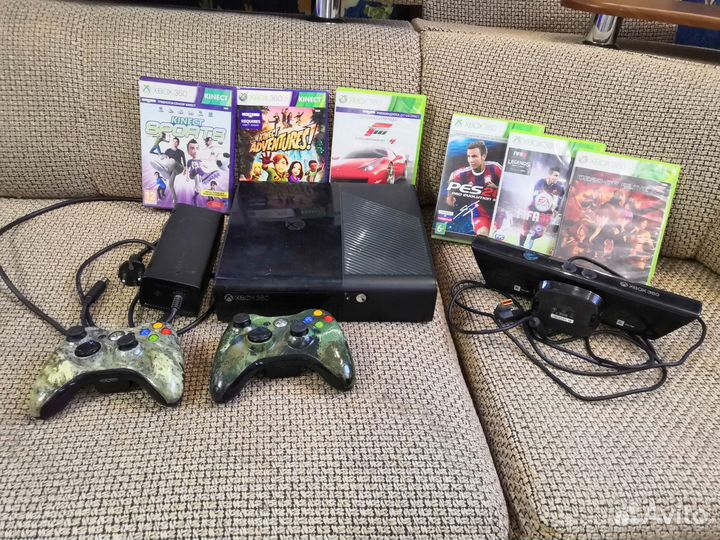 Xbox 360 с кинектом