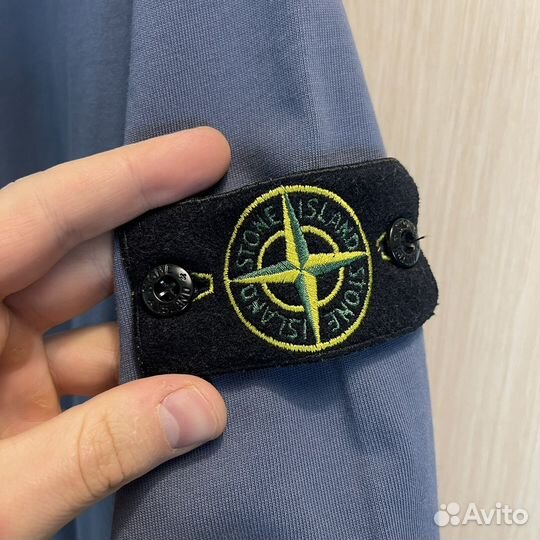 Лёгкий свитшот Stone Island 23SS синий L