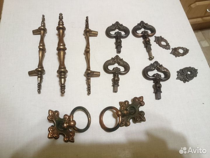 Ручки для шкафов винтаж, фурнитура