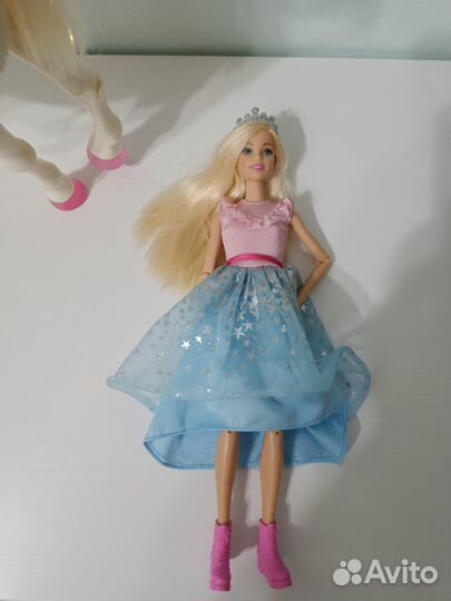 Кукла Барби с музыкальной лошадью