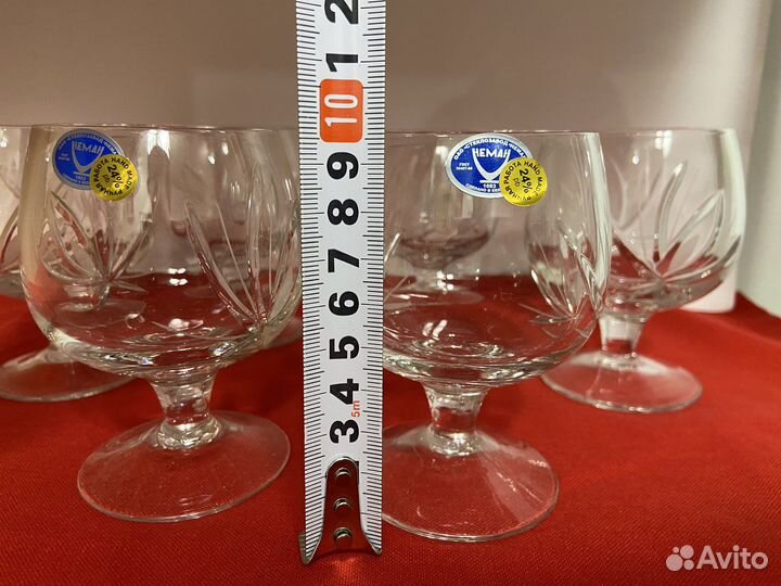 Набор бокалов хрусталь