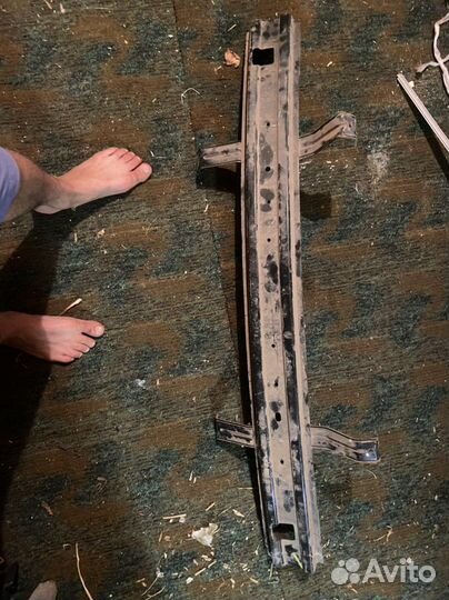 Усилитель заднего бампера hyundai solaris 1 рест