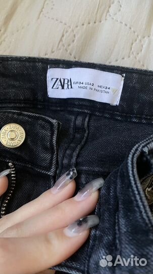 Джинсы zara 34