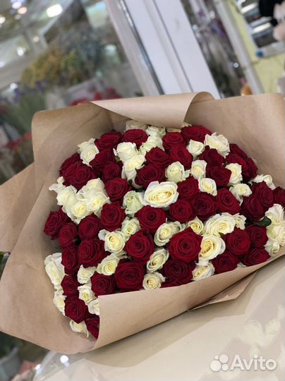 Букеты из 101 розы