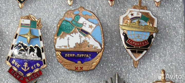 Знаки. Морские части, корабли, погранвойск кгб