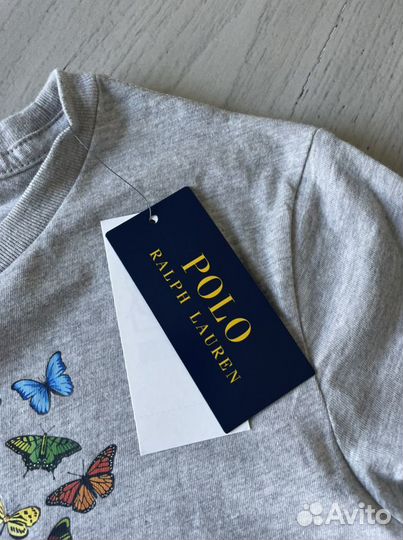 Polo Ralph Lauren Bear новая футболка на девочку
