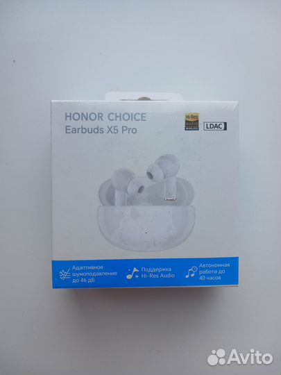 Беспроводные наушники Honor Earbuds X5 Pro (Белые