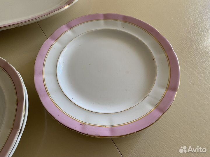 Блюдо Товарищество мс Кузнецова 19 век