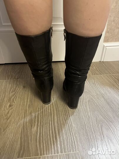 Сапоги женские зимние натуральная кожа