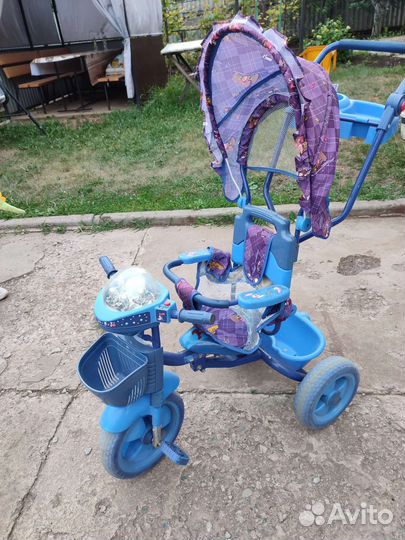 Детский велосипед с ручкой бу