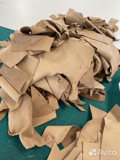 Лоскут натуральной кожи для рукоделия