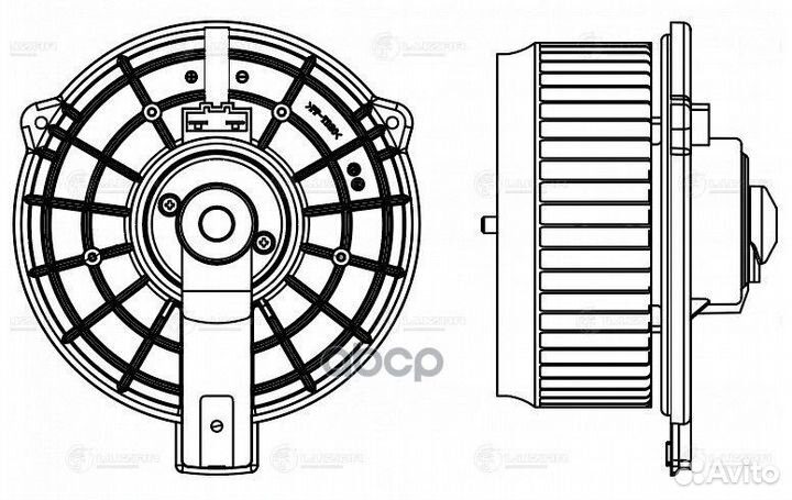Э/вентилятор отоп. для а/м Lexus RX I (97) LFH