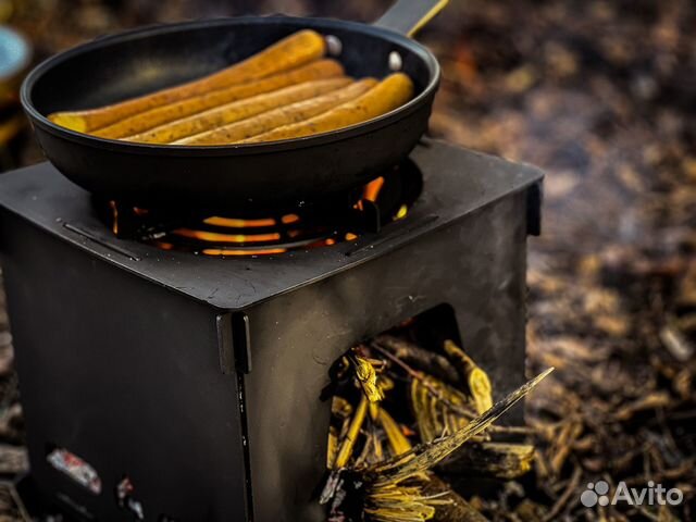 Печь-щепочница турист 2 мм