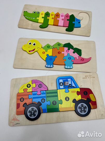 Деревянные игрушки развивашки