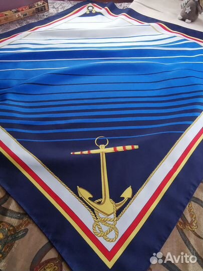 Морской стиль винтажный платок италия