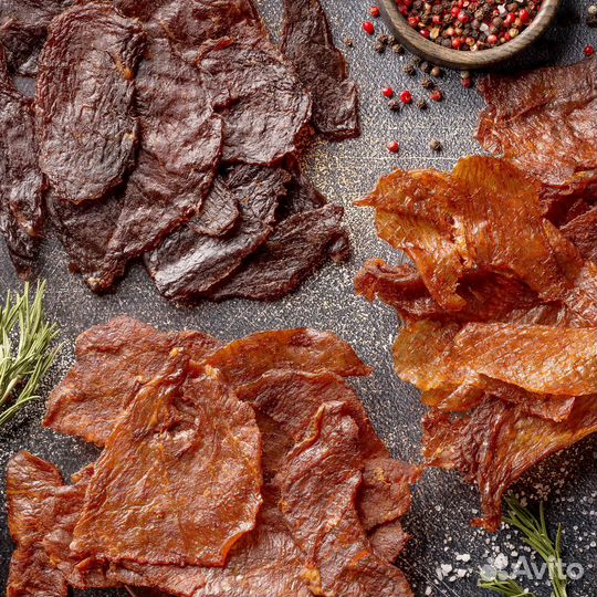 Мясное ассорти вяленного мяса 900 грамм