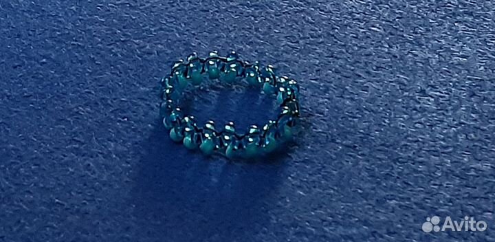 Кольцо из бисера