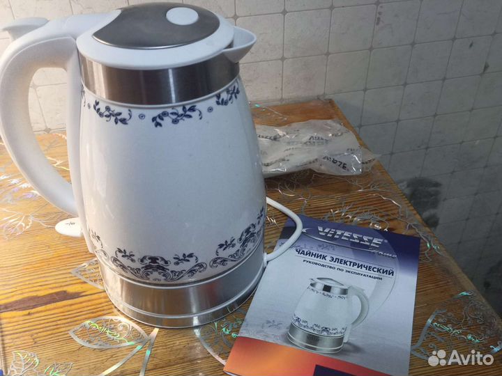 Электрочайник керамический vitess VS-151