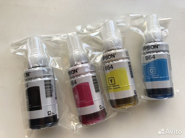 Чернила для принтера epson