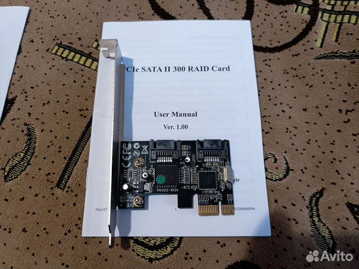 PCI-E SATA raid контроллер ST-Lab A-410