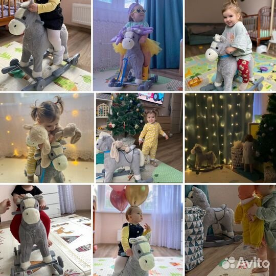 Качалка лошадь amarobaby