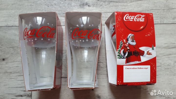 Стаканы Coca-Cola с мишками цена за 3шт