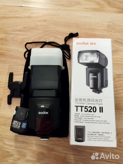 Вспышка godox tt520ii