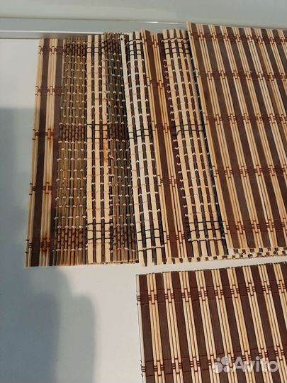 Бамбуковый коврик 3040 9шт