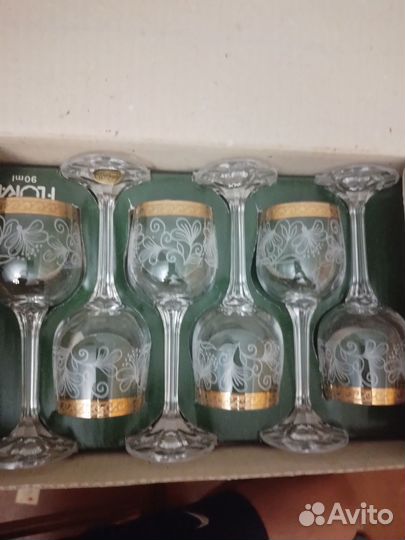 Набор бокалов.6 шт чсср