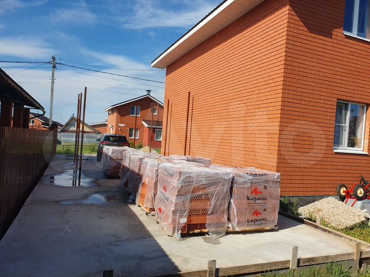 Коттедж 128 м² на участке 8 сот.