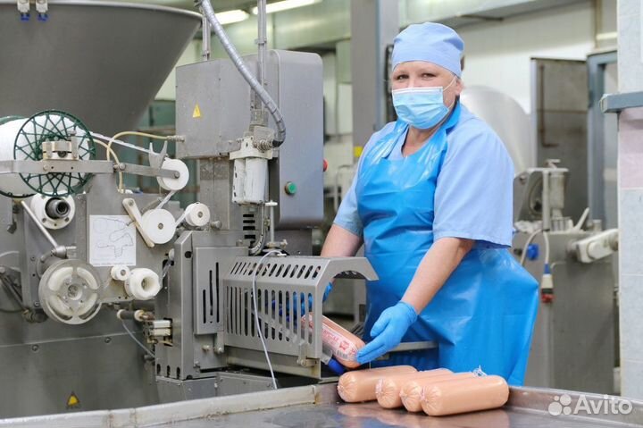 Разнорабочие в колбасный цех