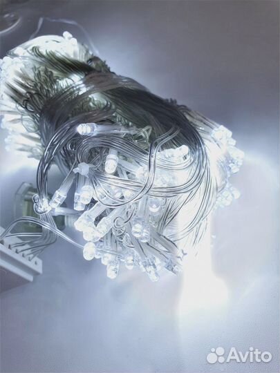 Гирлянда штора Оптом 1,5*1,5м,2*2м,3*2м,3*3м