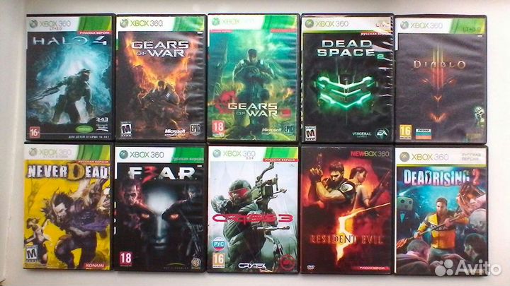 Диски для Xbox 360 (38 дисков )
