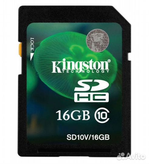 Карта памяти kingston sdhc 16GB