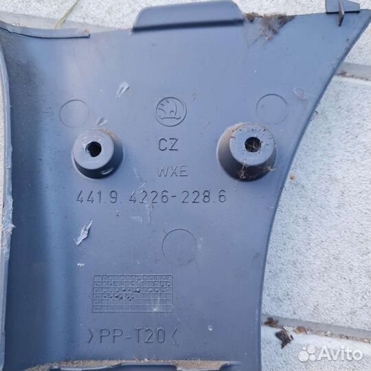 Пластик салона Skoda Felicia 1998