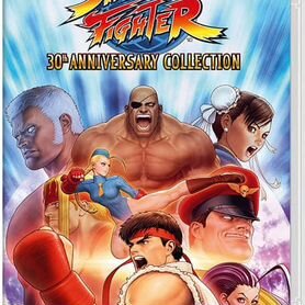 Street Fighter 30th Anniversary Switch, англ, бу