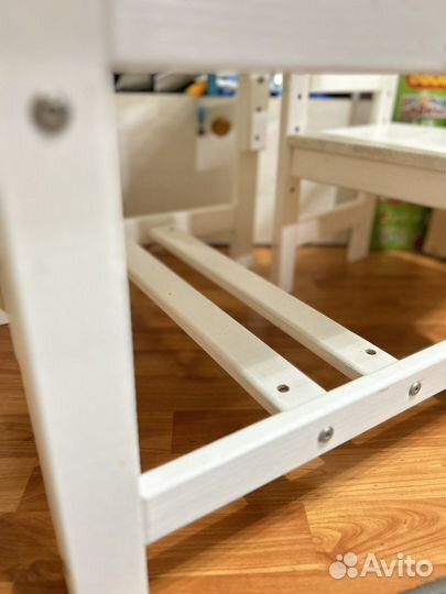 Детский деревянный стол и стул растущие