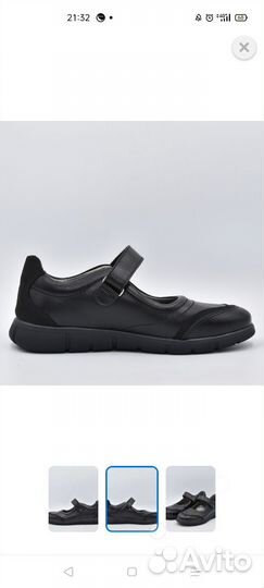 Туфли для девочки 34р натур.кожа