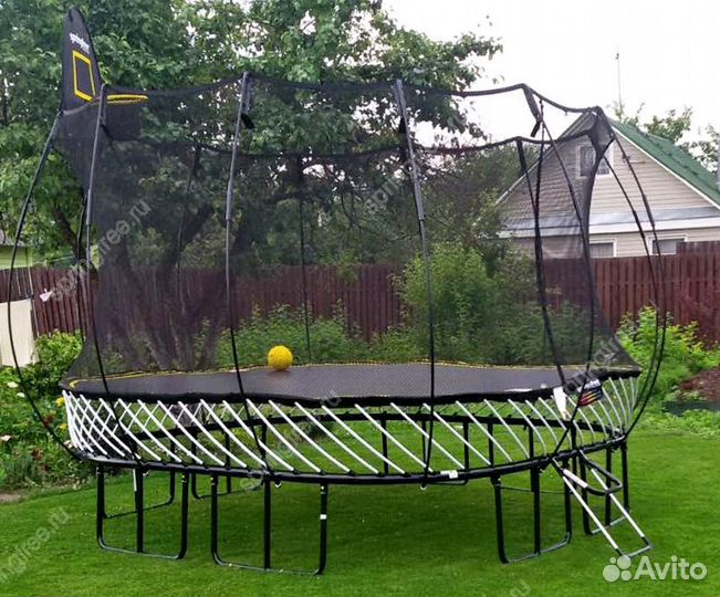 Батут квадратный S155 A с фиксаторами