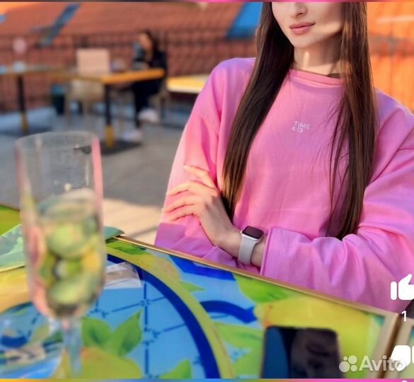 Лонгслив розовый 4:13