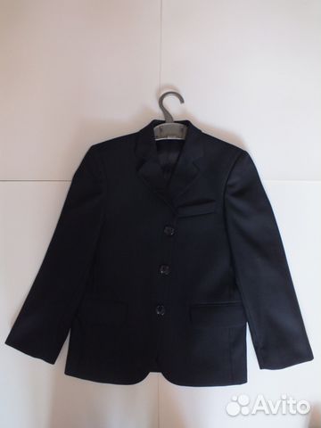 Школьный пиджак темно-синий