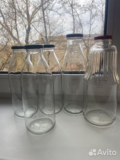 Бутылка стеклянная