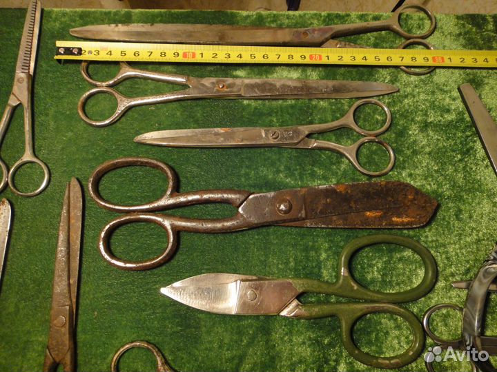Ножницы Старинные Советские СССР Портные Швейные