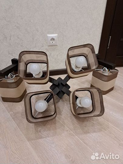 Люстра и 2 шт бра комплект