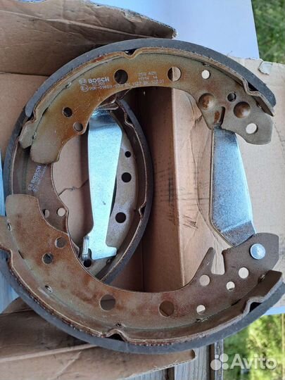 Колодки барабанные skoda fabia, polo, rapid