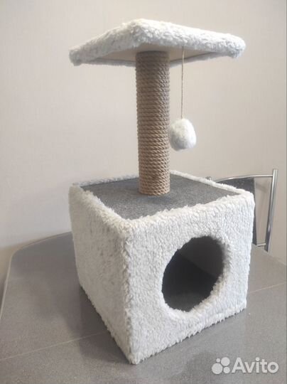Когтеточка. Домик для кошки