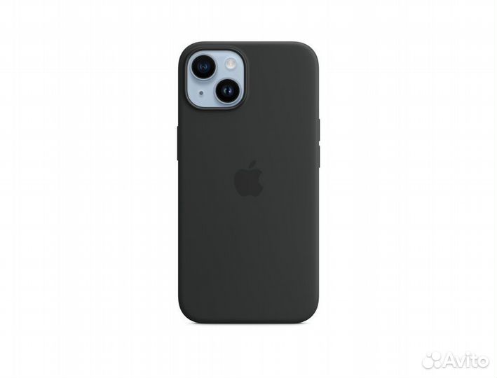 Чехол iPhone 14 Silicone Case with MagSafe черный